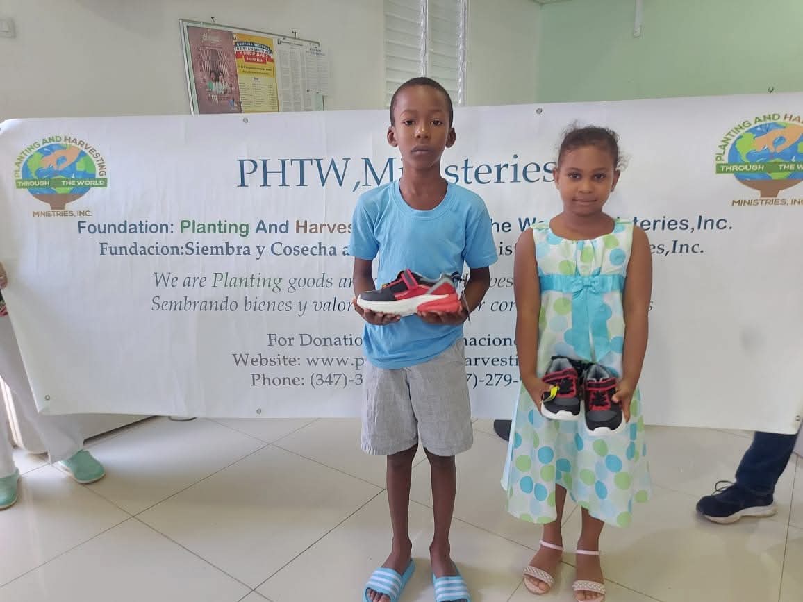 Bringing Joy to Children Through the Gift of New Sneakers in Pedernales, Dominican Republic